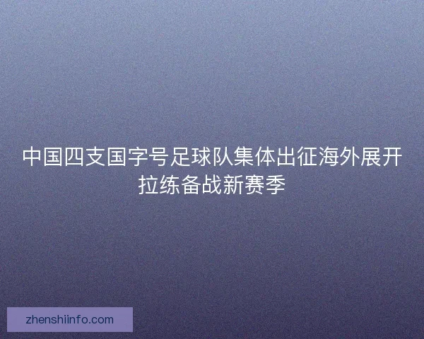中国四支国字号足球队集体出征海外展开拉练备战新赛季